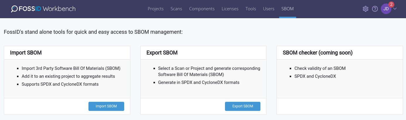 Import SPDX