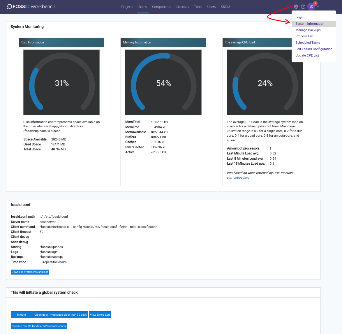 System Information